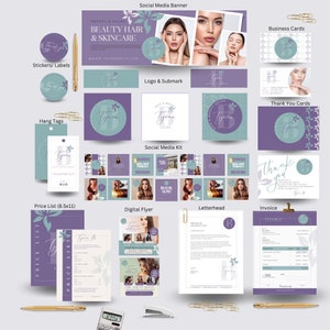 CANVA Branding Business Bundle, Business Start-up Kit, Business Printable Bundle, Editable Business Branding Kit, CANVA Digital Branding Kit