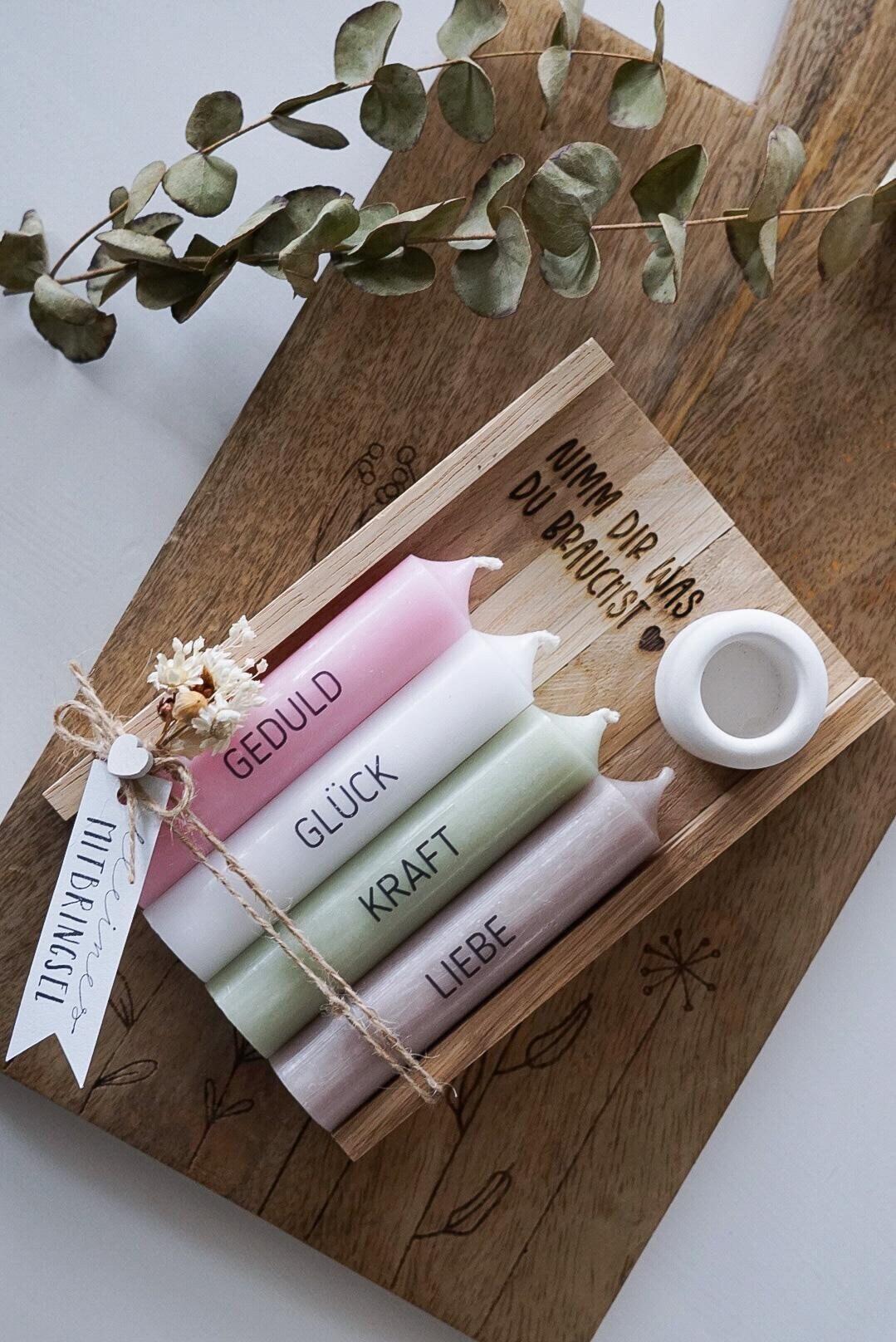 Nimm dir was du brauchst | Geschenk | Kerzenset | Kerzengeschenk