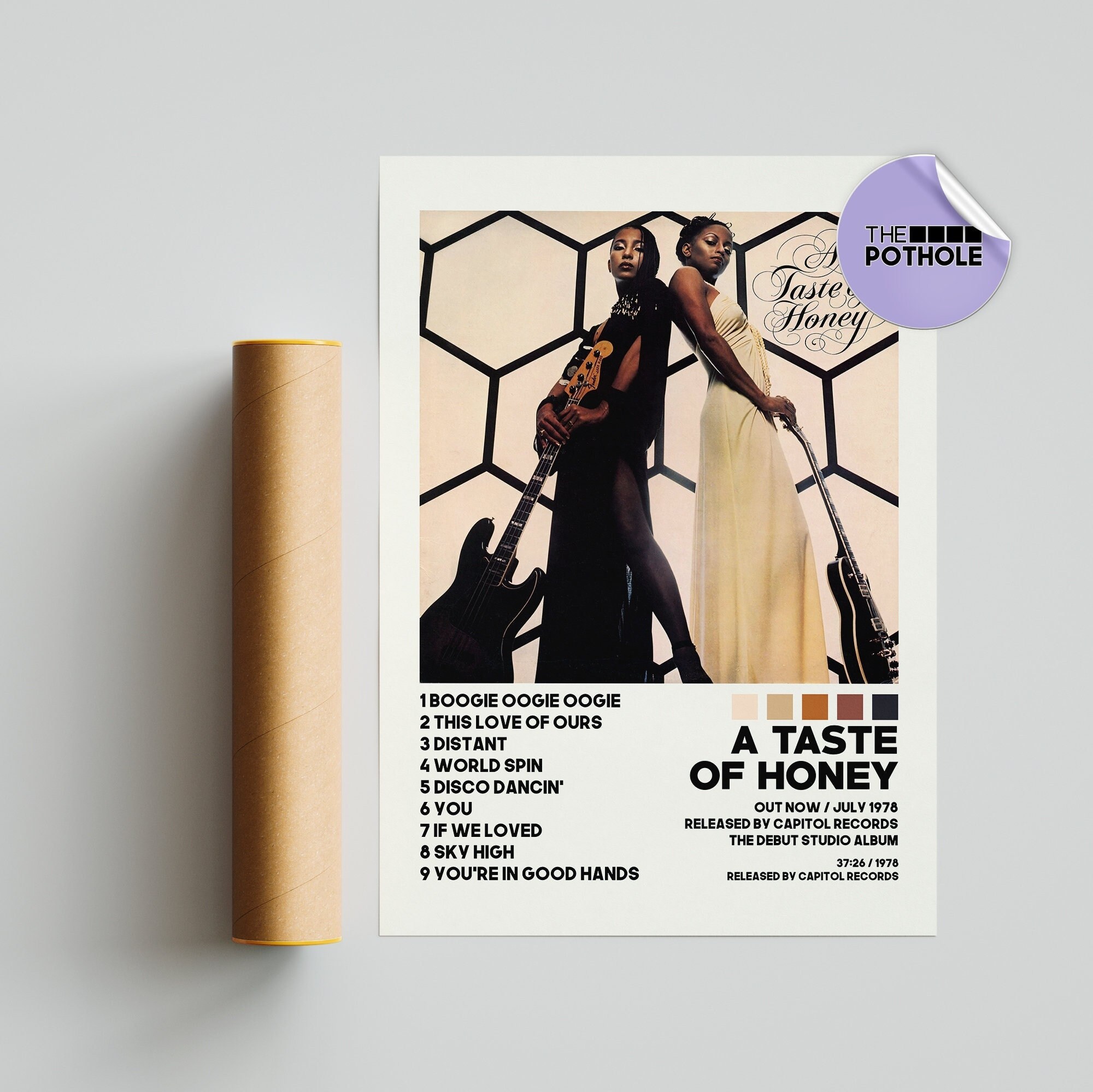 A Taste of Honey Poster / Album Cover Poster Poster Print Etsy