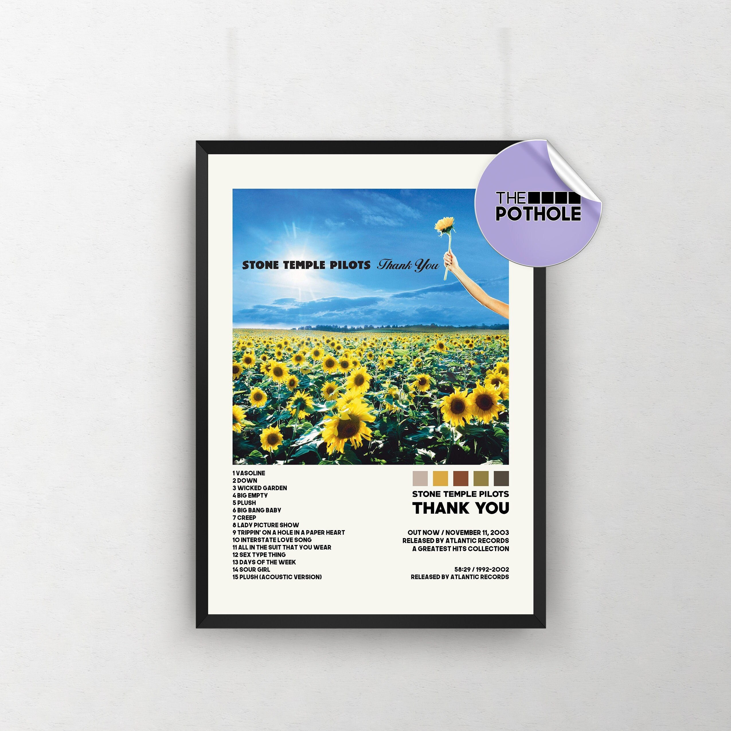 Stone Temple Pilots Posters, Thank you Poster, Stone Temple Pilots