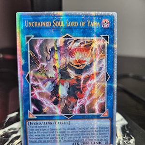 Unchained Soul Lord of Yama - 25° anniversario Quarto di secolo Starlight Raro - Prismatico segreto - Comune - Orica Proxy Singolo o Playset
