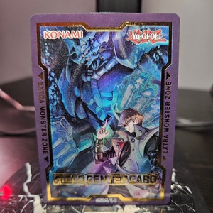 Seto Kaiba and Obelisk the Tormentor Field Center Card - Ultra Ultimate Rare Effect - Egyptian God Card - TCG OCG Proxy Orica