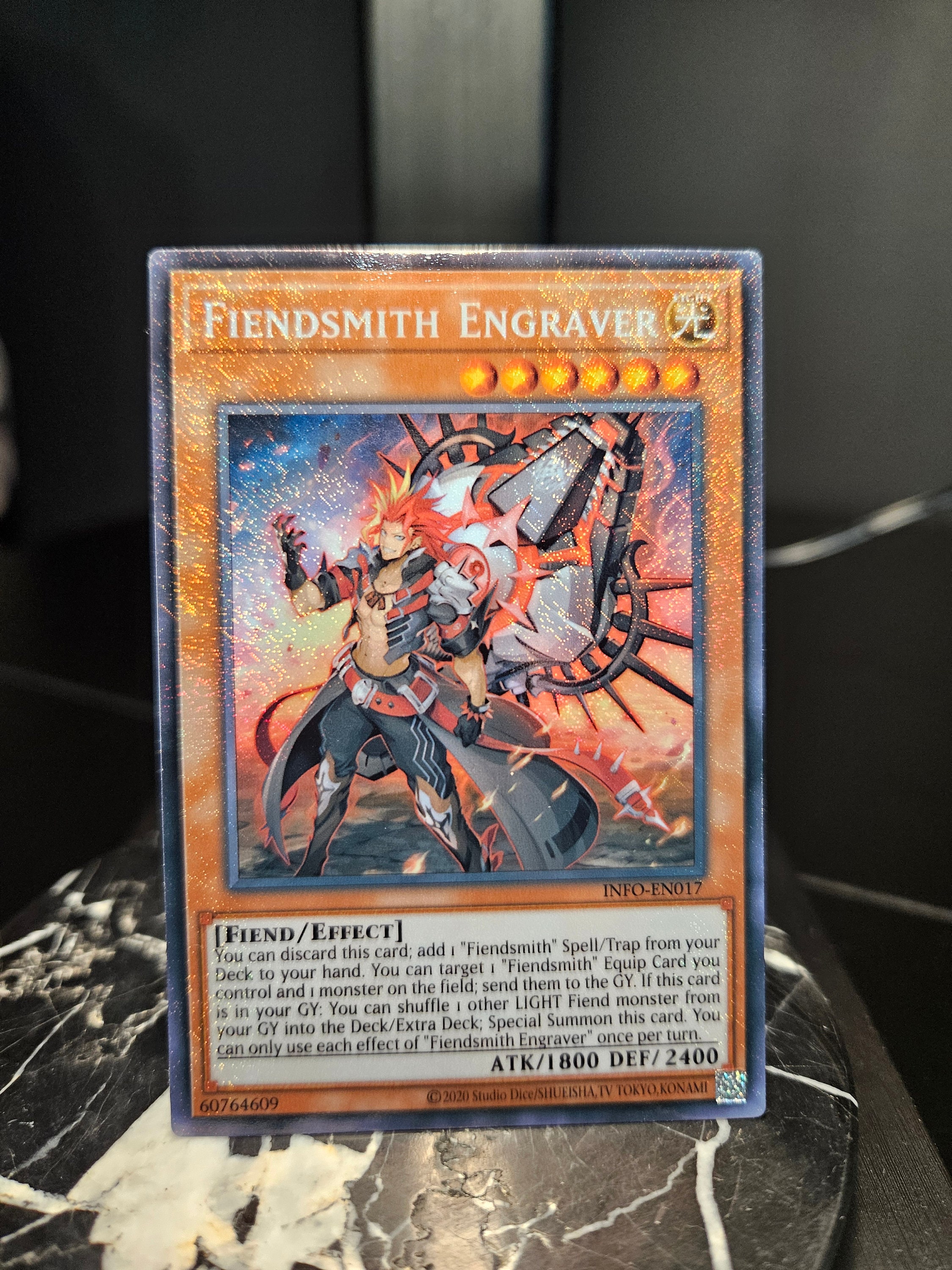 Fiendsmith Engraver - 25th Quarter Century Secret Rare Fiendsmith Engraver - 25th Quarter Century Secret Rare