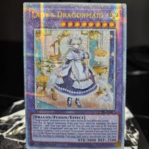 Demoiselle dragon pour dame - 25e quart de siècle secret rare - Starlight prismatique - Ultra - Commun - Seul ou ensemble de jeu - Orica Proxy
