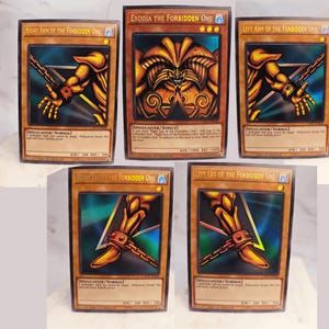 Yu Gi Oh Exodia Price Yu-Gi-Oh Exodia Card Lot - Complete 5 Piece Set With  Rare Cards (50 Total Cards) Complete 5 Pieces Rare Cards 50 Card Lot  Collection