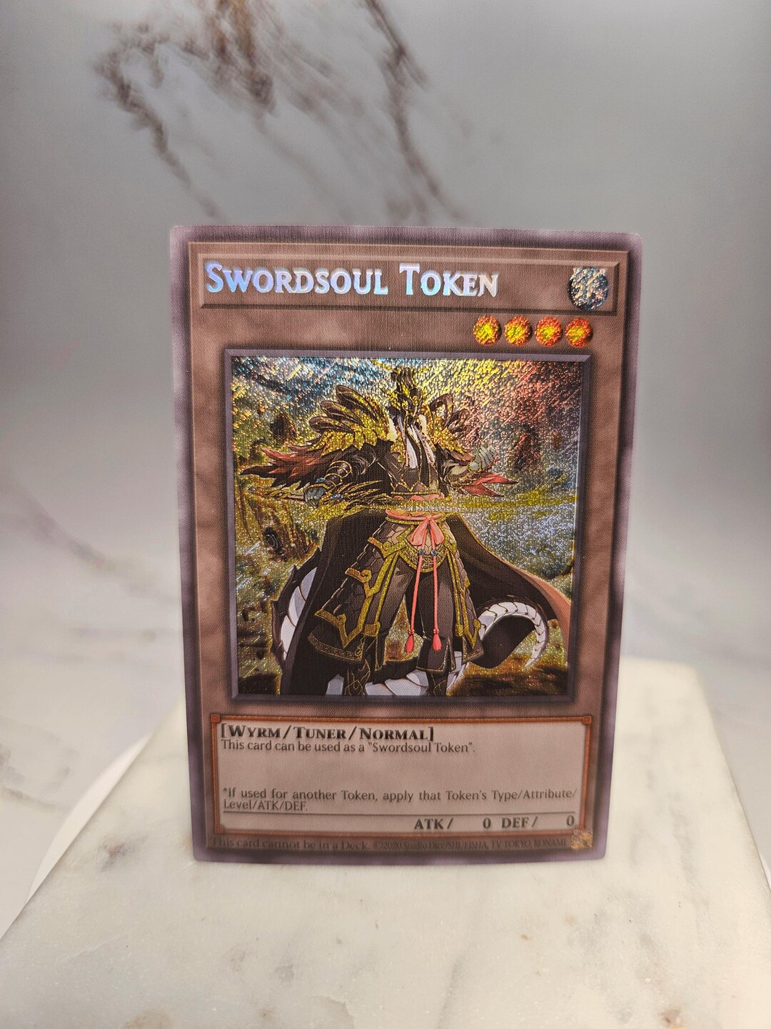Swordsoul Token (longyuan) - Secret Rare - Orica Proxy - Etsy