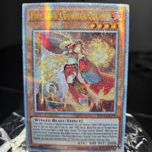 Roi du feu courtisan Ulcanix - 25e quart de siècle secret rare - Starlight prismatique - Ultra - commun - Seul ou ensemble de jeu - Orica Proxy