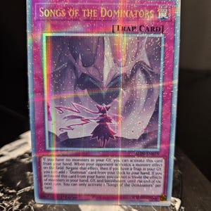 Songs of the Dominators - 25th Quarter Century Secret Rare - Prismatic Starlight - Ultra - Common - Single or Playset - Orica Proxy