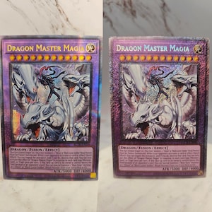 Dragon Master Magia - QCSR / Platinum Secret Rare - Orica / Proxy Card - (25th Quarter Century Secret Rare)