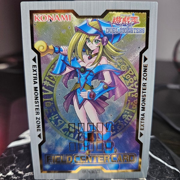 Dark Magician Girl Field Center Card - Ultimate Rare Effect - Custom - YGO Card Sized - TCG OCG Proxy Orica