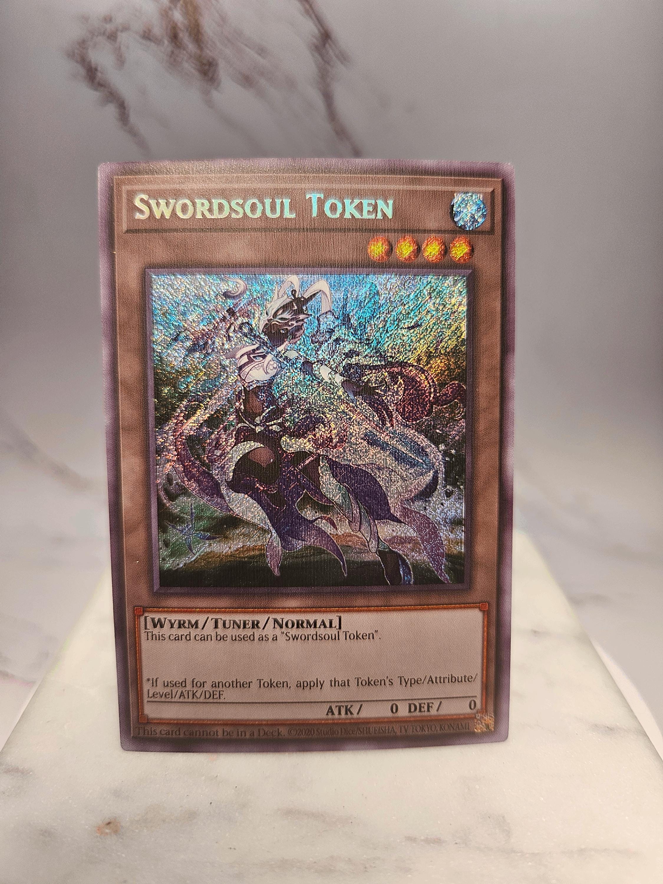 イトゥク SS7 ソウル トレカ Swordsoul Token (mo Ye) - Secret Rare - Orica Proxy - Etsy