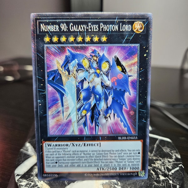 Number 90: Galaxy-Eyes Photon Lord - Secret Rare - Common - Single or Playset - Orica Proxy