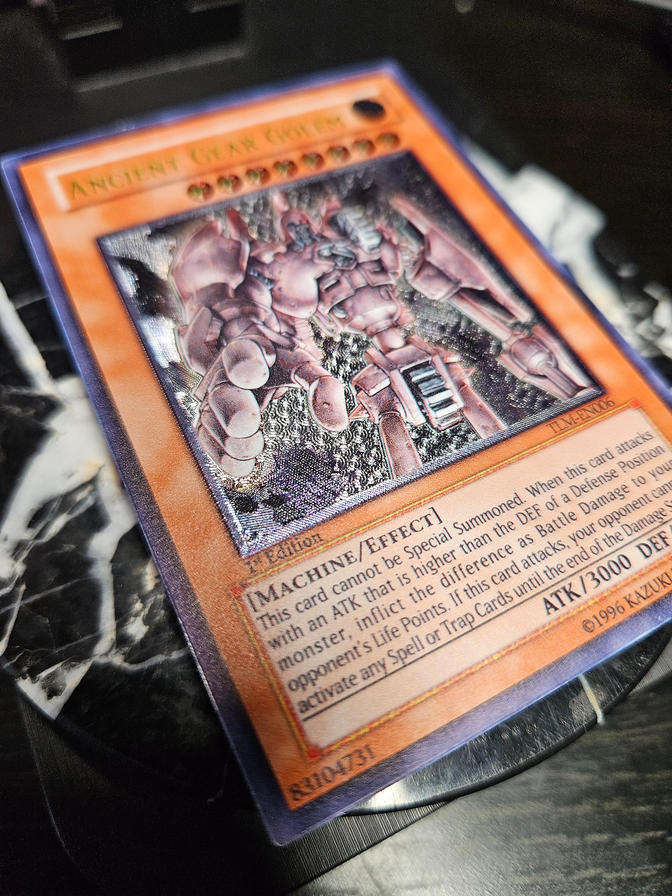 Ancient Gear Golem - Ultimate Rare - Orica Proxy - TLM-EN006