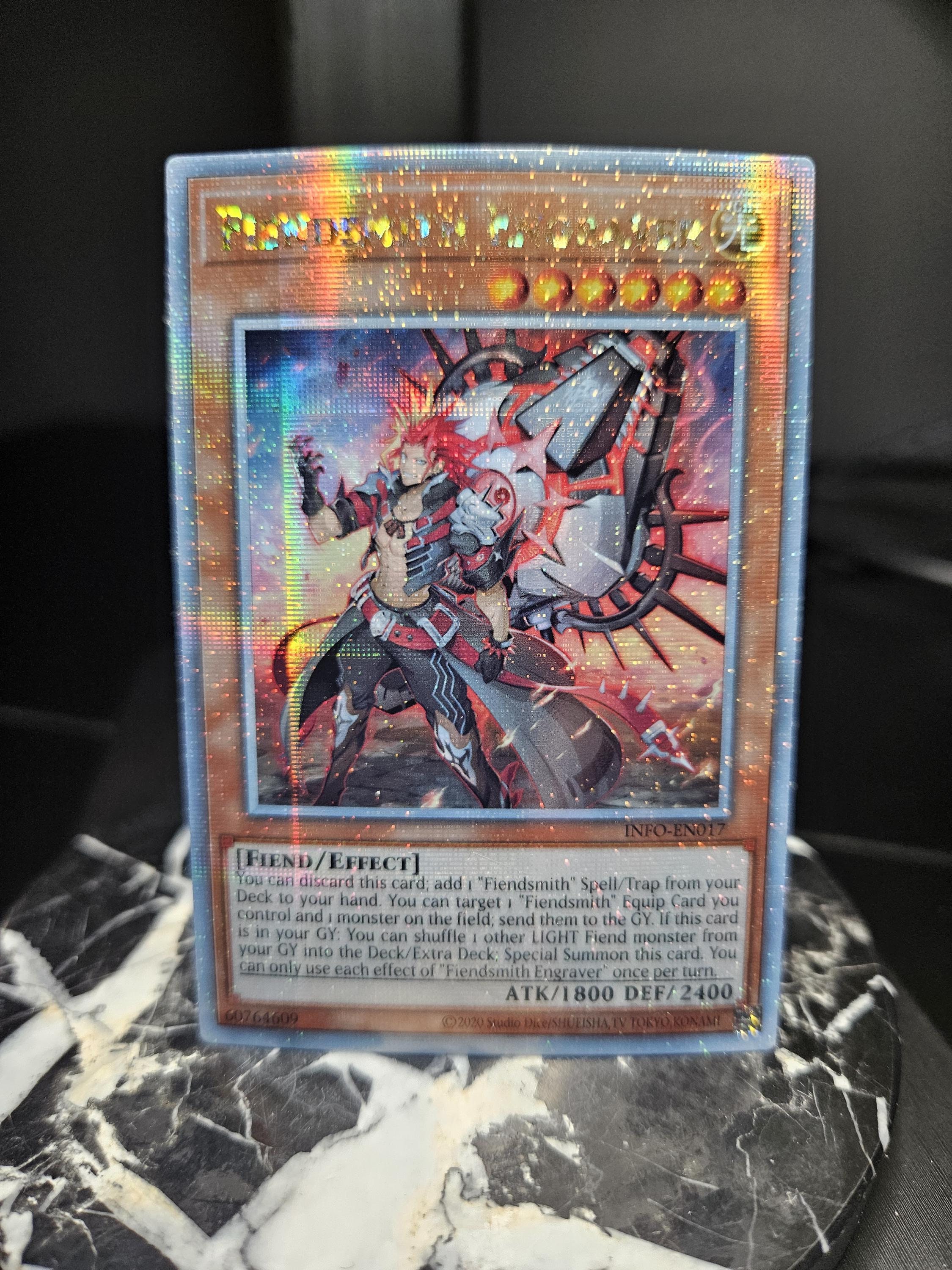 Fiendsmith Engraver - 25th Quarter Century Secret Rare Fiendsmith Engraver - 25th Quarter Century Secret Rare