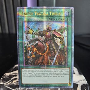 Triple Tactics Thrust - QCSR / Secret - Orica / Proxy Card - (25th Quarter Century Rare)