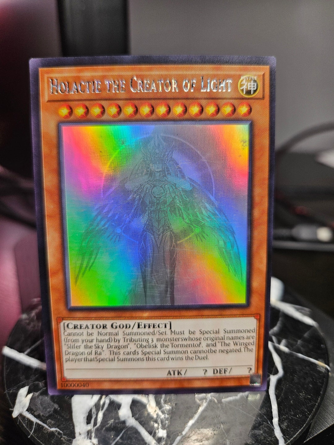 Holactie the Creator of Light GHOST Rare Single or Playset Starlight Prismatic Secret Ultra