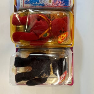 Beanie Babies Millennium and The End Bear Set