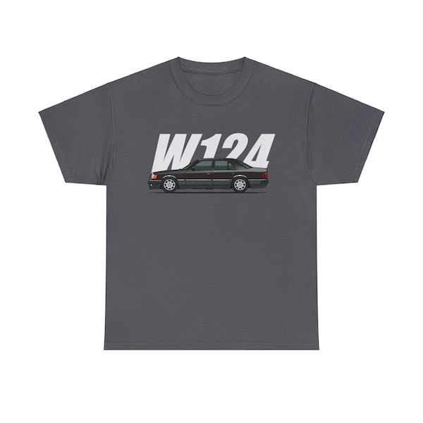 Timeless W124 Car Enthusiast T-Shirt: Iconic Luxury Automotive Design | Profile Picture