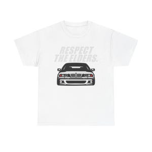 E39 5 Series Car T-Shirt: Stylish and Unique Automotive Design for Car Enthusiasts | Respect the Elders T-Shirt