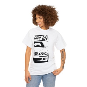 E39 5 Series Car T-Shirt: Stylish and Unique Automotive Design for Car Enthusiasts | One Life T-Shirt