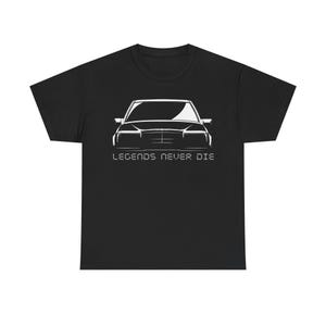 Timeless W124 Car Enthusiast T-Shirt: Iconic Luxury Automotive Design | Legends Never Die