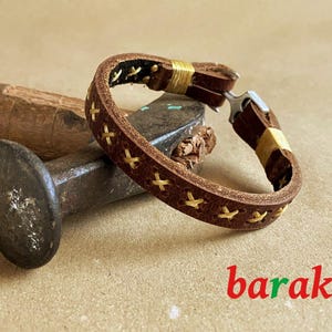 Anchor Leather Bracelet, Sailor Themed Bracelet, Sailor Themed Gift for Husband, Father, Boys, Unisex Leather Bracelet