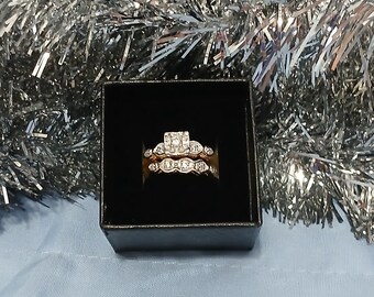 14k genuine .925 sterling two tone god finish