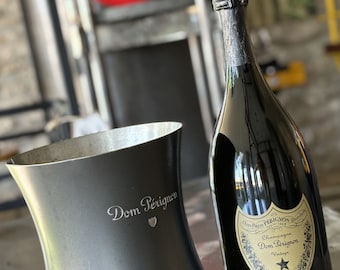 DOM PERIGNON champagne bucket by Martin Szekely from Royal Sengalor - Rare pewter ice cooler for Moet Chandon Millésie - Vintage used model