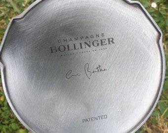 Vintage Bollinger Champagne Collectors metal bucket BOLLINGER Special Cuvee ice cooler Limited edition registered model by Eric Berthes