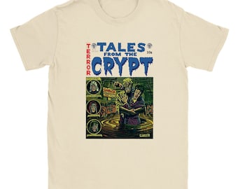 Tales from the Crypt Tee | Vintage Comics Shirt | Perfect Halloween Shirt | Old Horror Comics T Shirt |  Old Comics Shirt