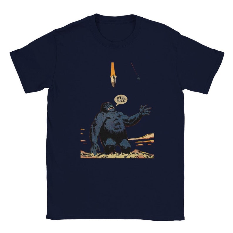 King Kong Shirt 50's Old Giant Movie Monster Tee Kongt Etsy