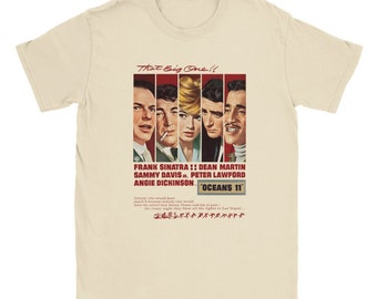 Ocean's Eleven Vintage Movie Tee: Classic Heist Tribute | Frank Sinatra Shirt | Rat Pack shirt | Old cinema lovers gift