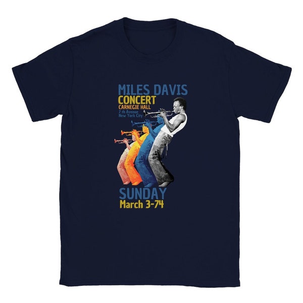 T-shirt Miles Davis Tribute : célébrez l'héritage jazz intemporel avec des oeuvres d'art d'inspiration vintage | T-shirt pour amateurs de jazz | Chemise Jazz Legends