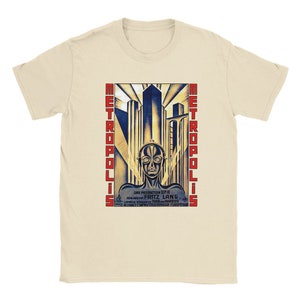 Metropolis Classic Tee: Fritz Lang's Iconic Sci-Fi | Vintage Graphic Tee | Best old Scifi movie gift | Scifi lovers Gift