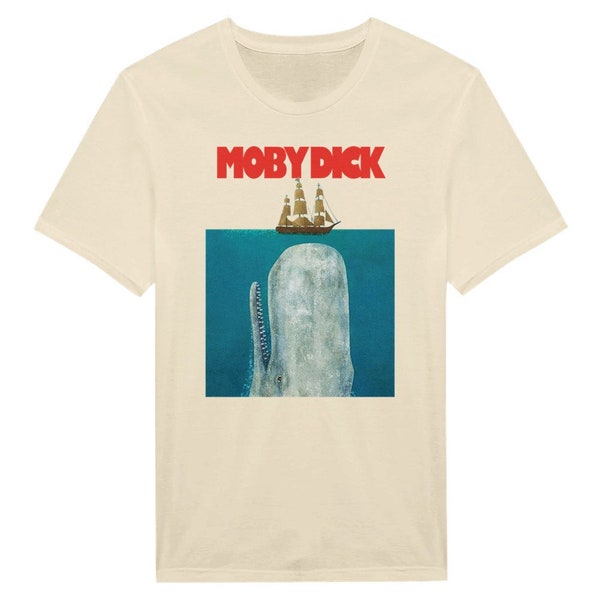 Moby Dick T-Shirt | Herman Melville | Buchklassiker | Literarisches Geschenk | Der weiße Wal