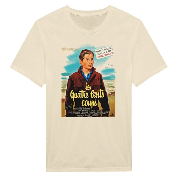 Les 400 Coups T-Shirt | French New Wave Cinema Tee - Truffaut movie Lover Gift | Classic French Movie Shirt