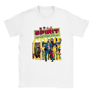 The Spirit Vintage Comic Tee Comic The Spirit Shirt Old Vintage Comics T Shirt White