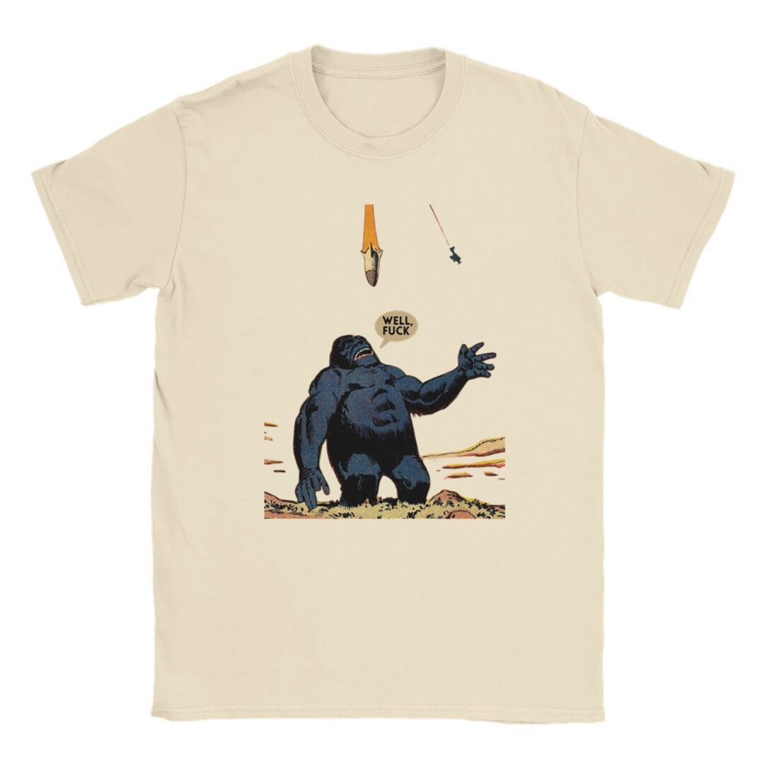 King Kong Shirt 50's Old Giant Movie Monster Tee Kongt Etsy