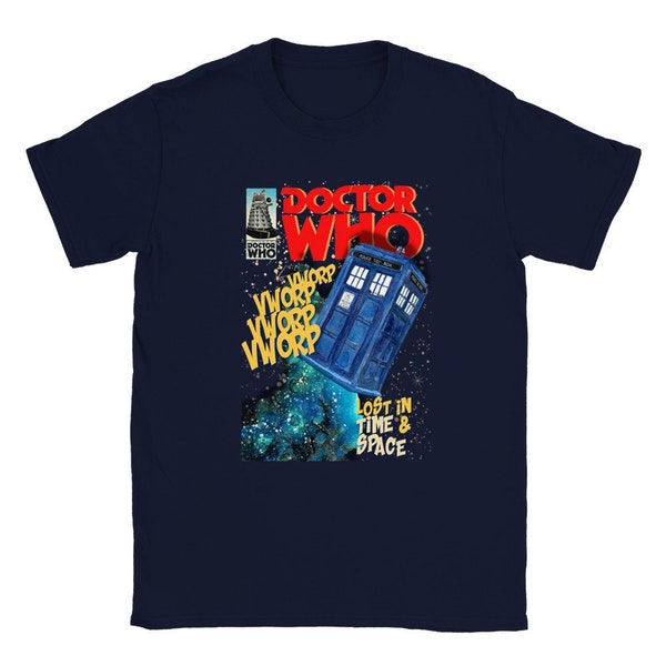 Tardis Tee | Tardis Tribute Shirt | Vintage Doctor  | Tardis T Shirt | Best Tv Series Shirts