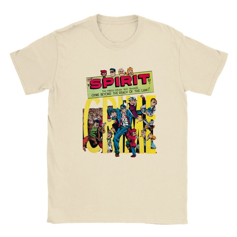 The Spirit Vintage Comic Tee Comic The Spirit Shirt Old Vintage Comics T Shirt Natural