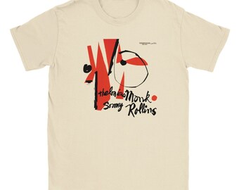 Thelonious Monk & Sonny Rollins Jazz Tribute Tee | Prestige LP 7075 T Shirt | Jazz icons Shirt | Gift forJazz Lovers