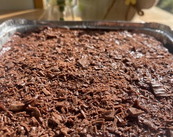 Old School chocolate Sponge Cake – Homemade Retro Tray Bake (UK Only)