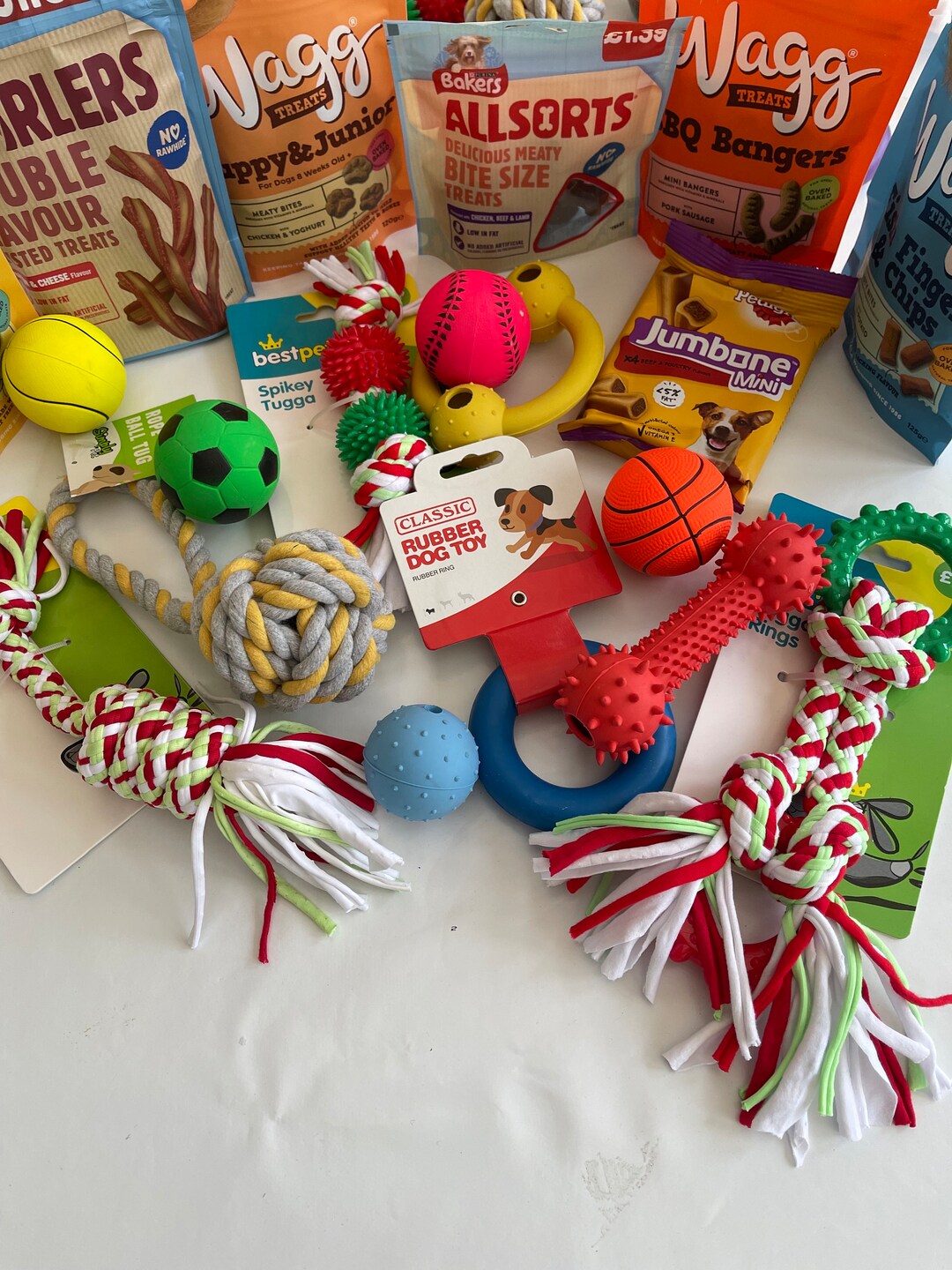 Dog Hamper, With Toys and Treats, Give as a Present for Your Dog or a