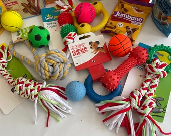 Dog Gift Hamper: Treats and Toys for dogs and puppy’s