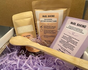 Jam & Coconut Cake Kit: Bake at Home Traybake
