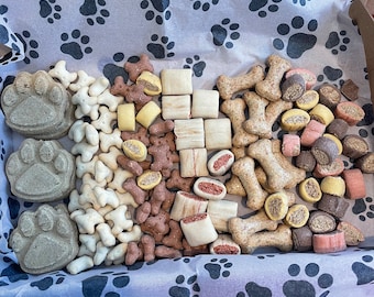 Dog Treat Hamper: Gourmet Snacks Gift Box
