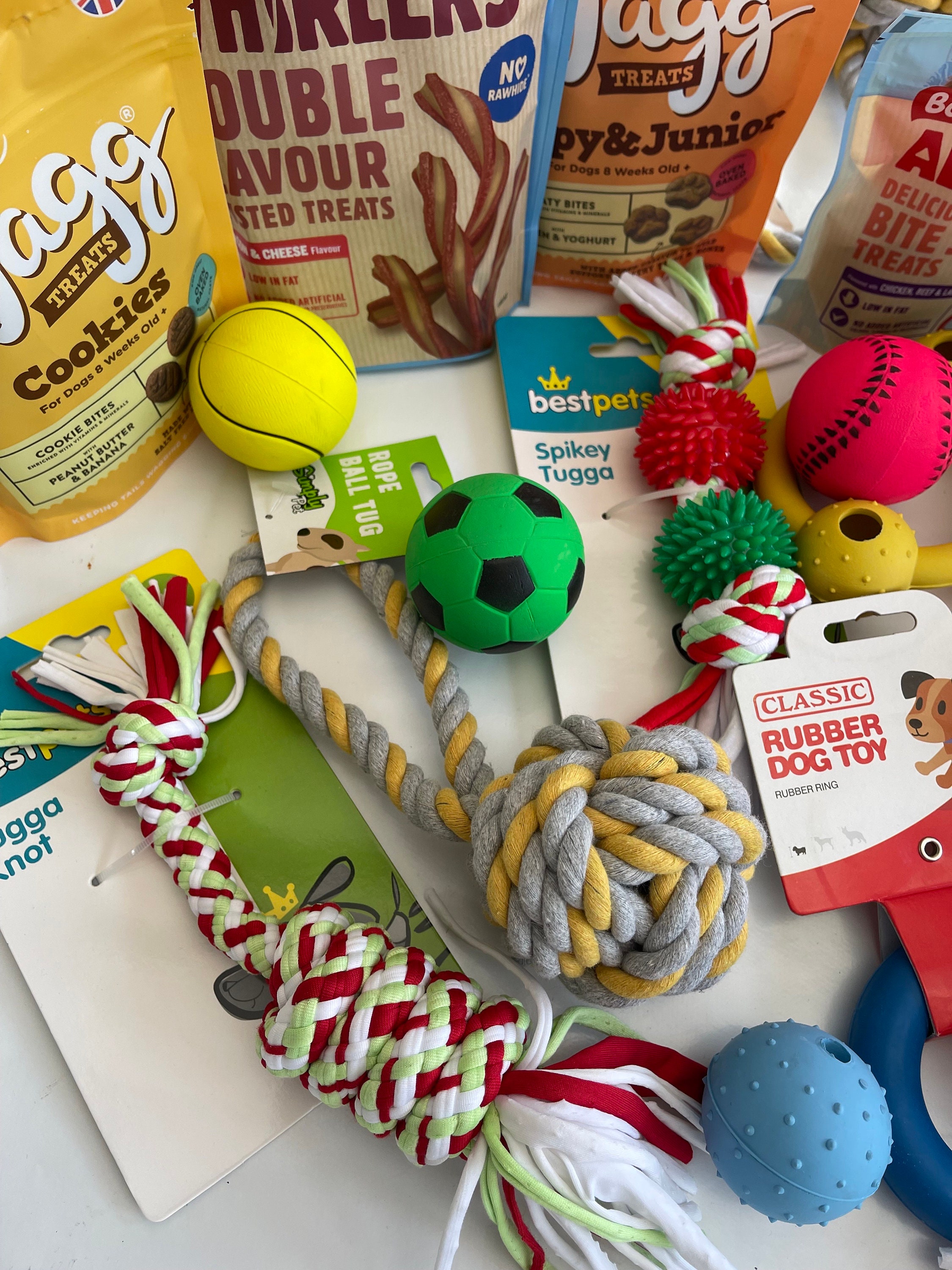 Dog Hamper, With Toys and Treats, Give as a Present for Your Dog or a