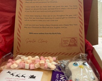 Personalised Christmas Eve Box for Children – Letter from Santa, Bake Kit, Reindeer Food & More