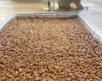 8x6 inch Tray Traditional Homemade Flapjack – Butter, Golden Syrup, Sugar & Oats
