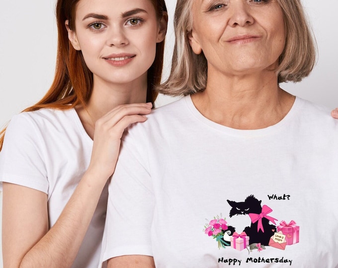 BadCat, MothersDay tee, mothersday gift, gift-for catmom, mothersday tshirt, gift-for mothersday,gift-for mom,Unisex Jersey Short Sleeve Tee